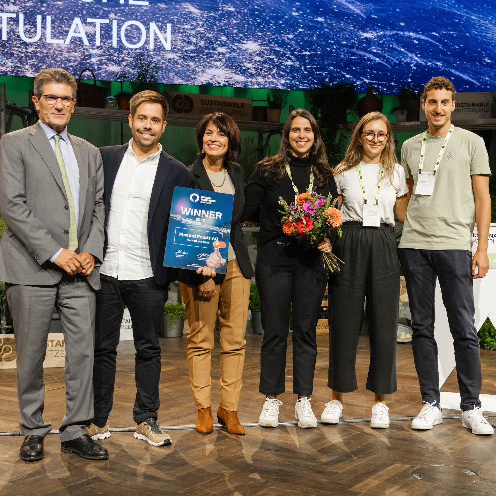 Planted ist Gewinner des "Green Business Award" 2022